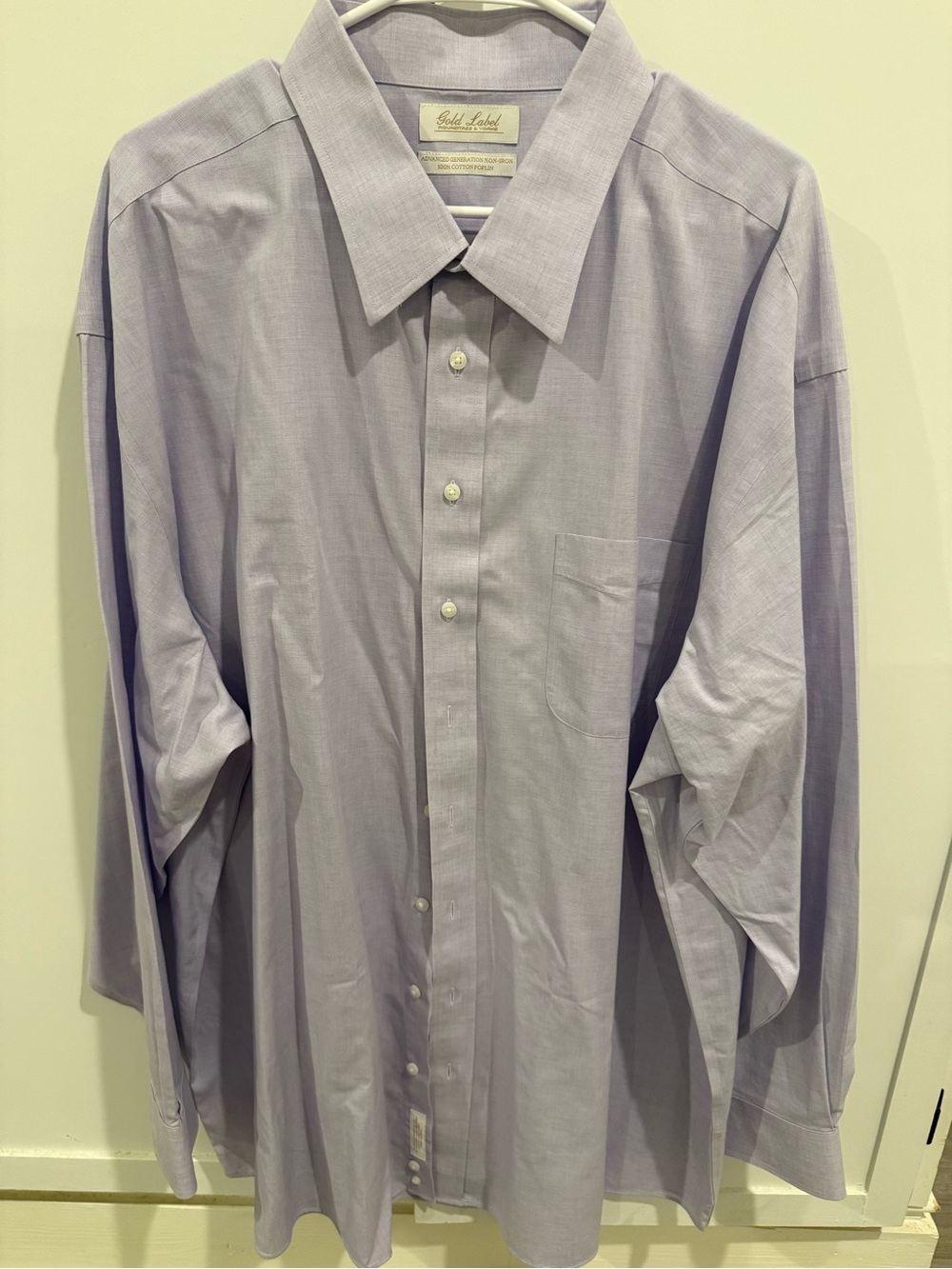Roundtree & Yourke Gold Label Long Sleeve Button Up Dress Shirt
